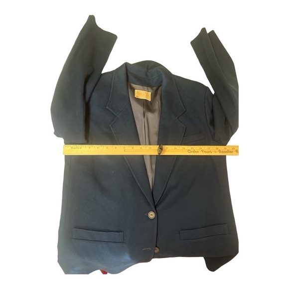 Pendleton Vintage Two Button Blazer Academia 100% Wool - Picture 4 of 5